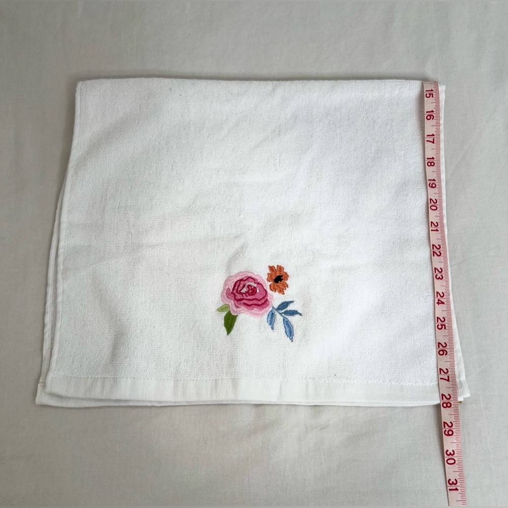 Floral Towel Set-Bath Towel 52X27 Hand Towel 27X16 New Multicolor - Picture 6 of 8